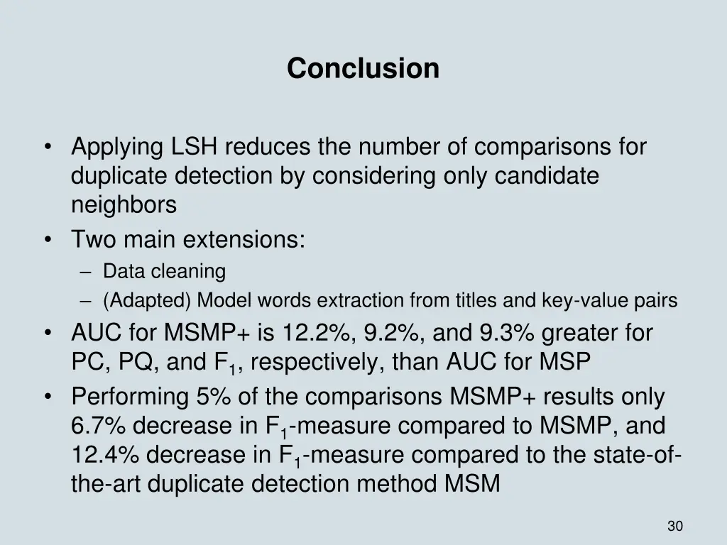 conclusion