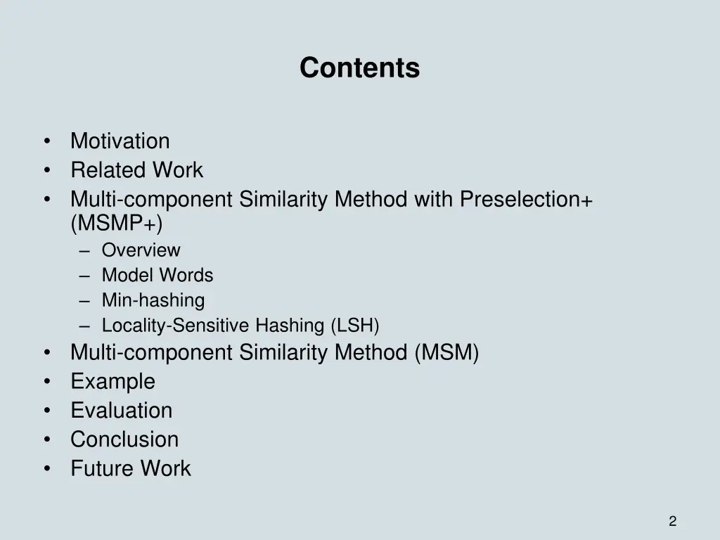 contents