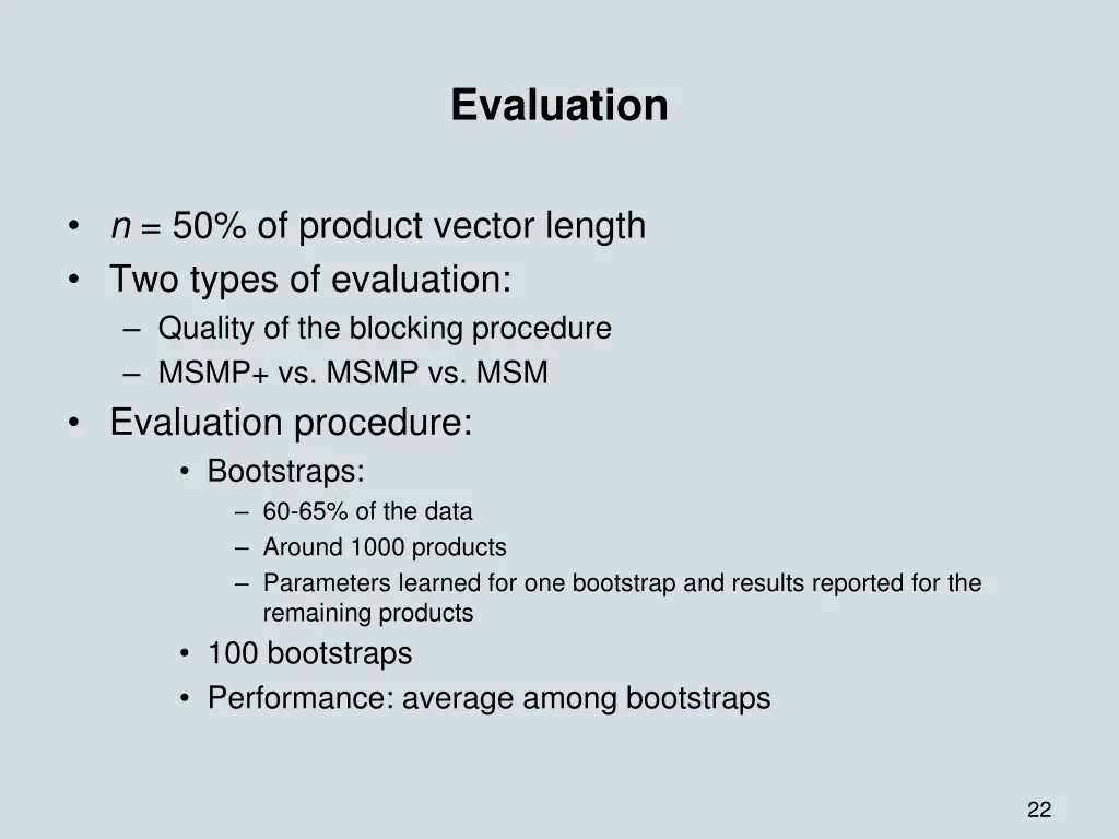 evaluation 1