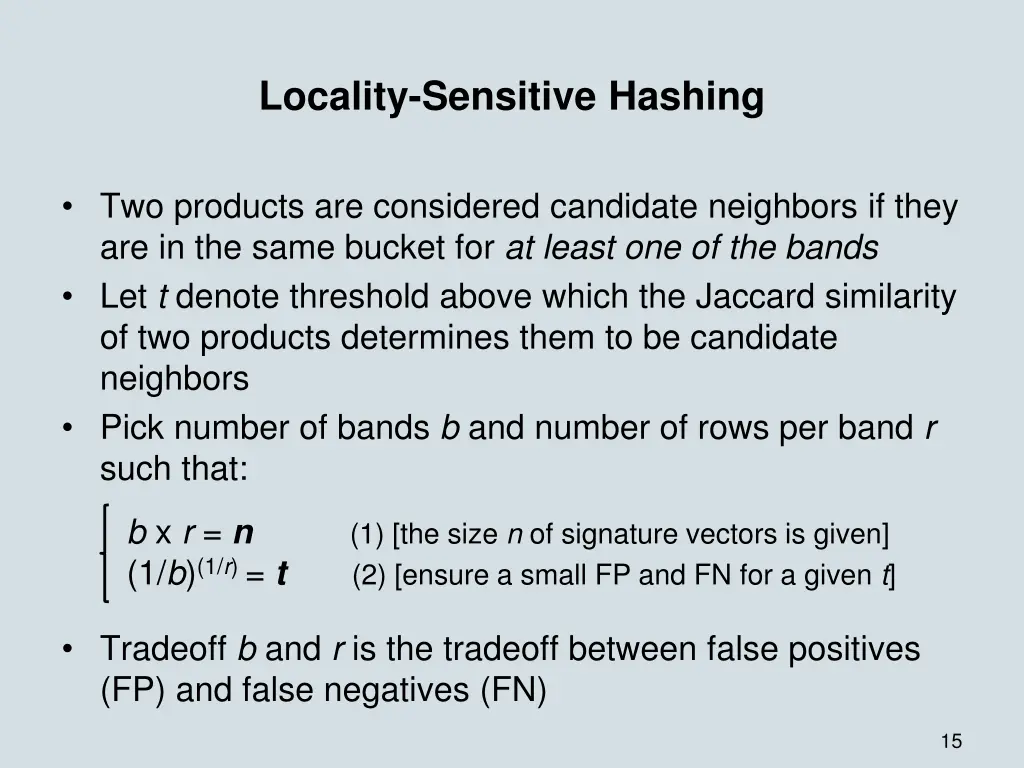 locality sensitive hashing 2