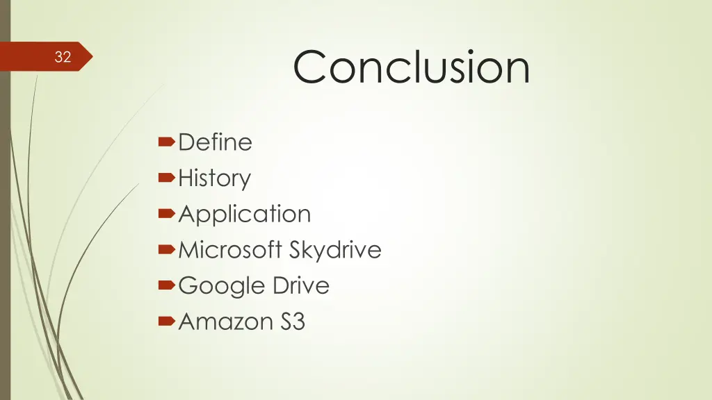 conclusion
