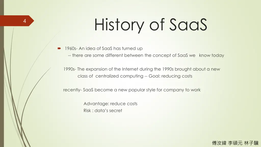history of saas