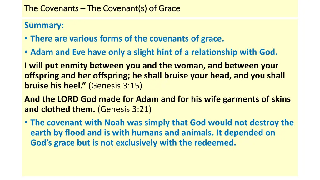 the covenants the covenants the covenant 6