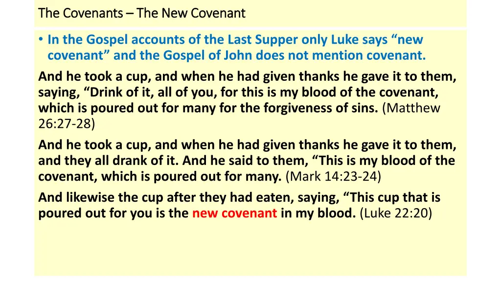 the covenants the covenants the new covenant 5