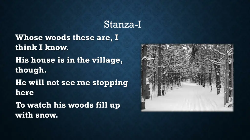 stanza i