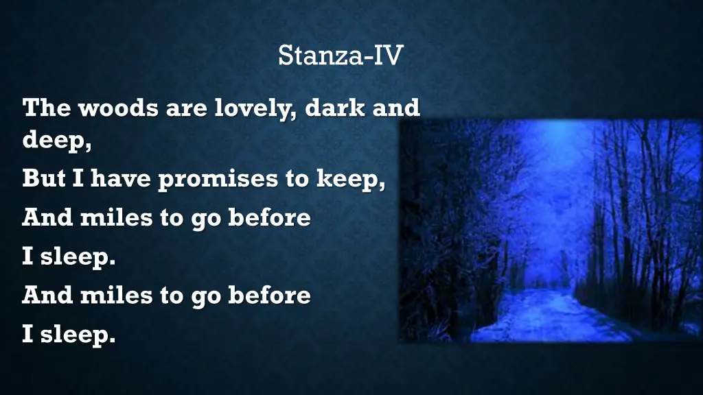 stanza iv