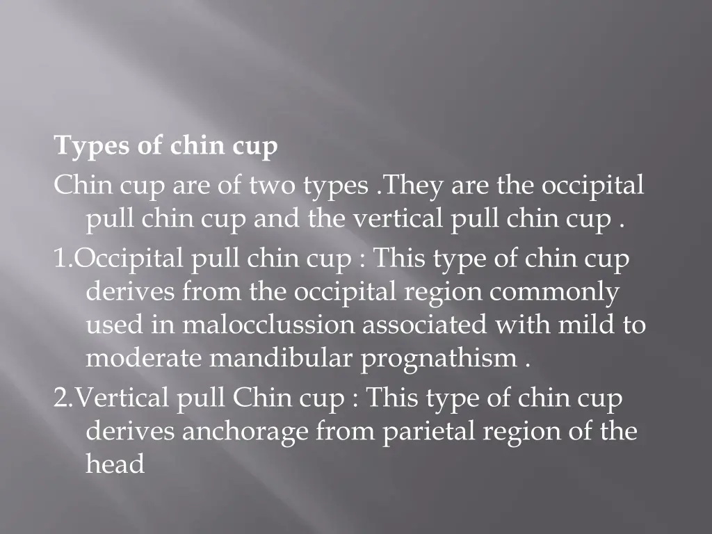 types of chin cup chin cup are of two types they