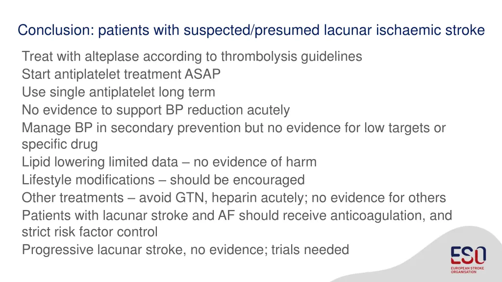 conclusion patients with suspected presumed