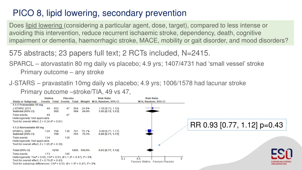 pico 8 lipid lowering secondary prevention