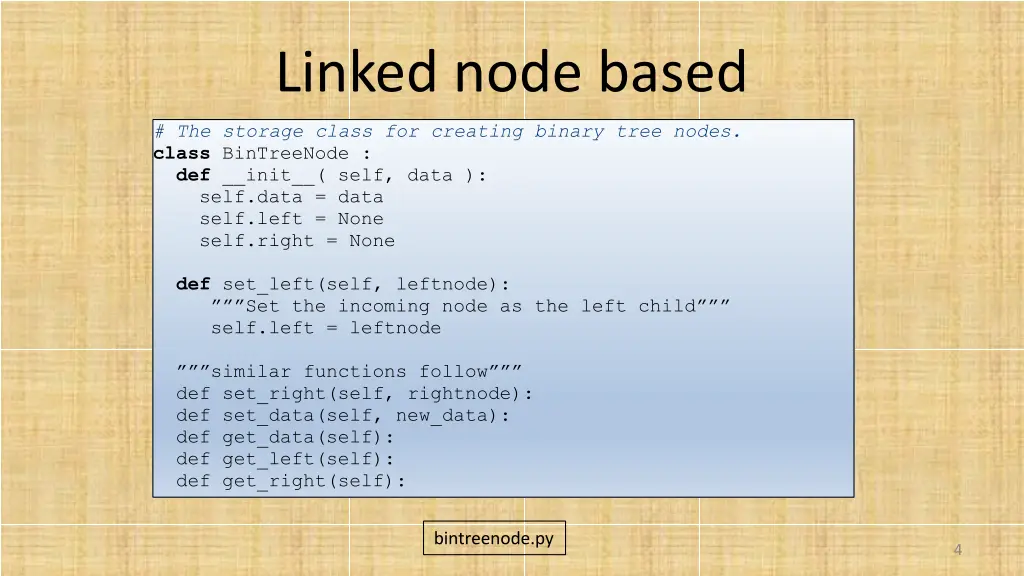 linked node based