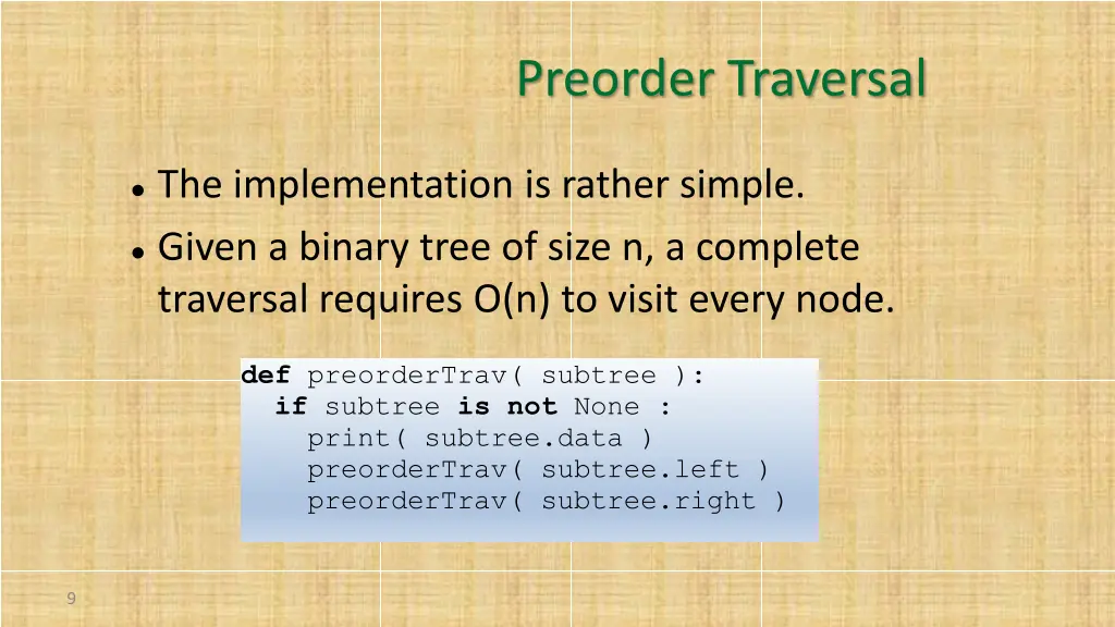 preorder traversal 2