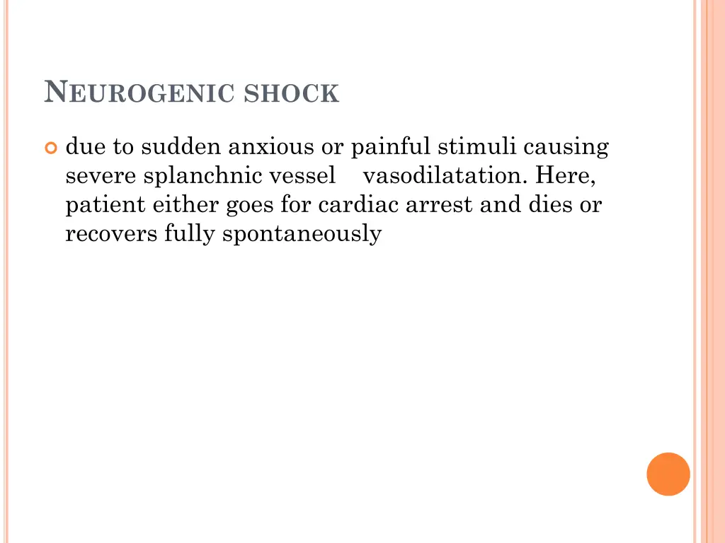 n eurogenic shock