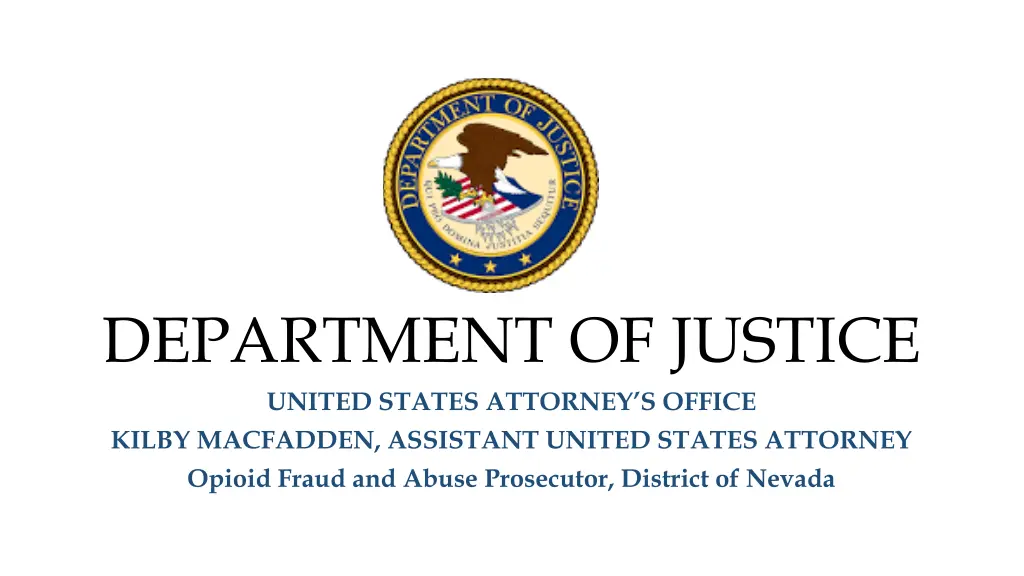 department of justice united states attorney