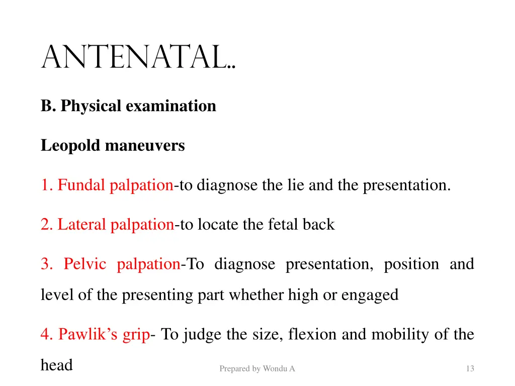 antenatal 10