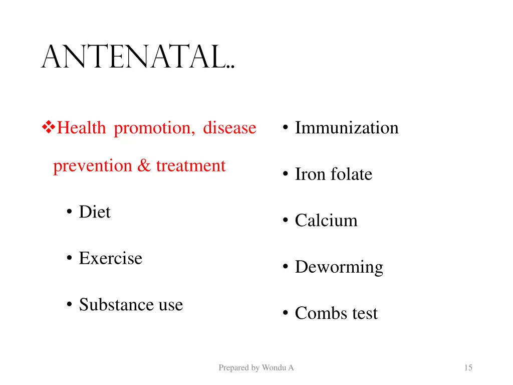 antenatal 12