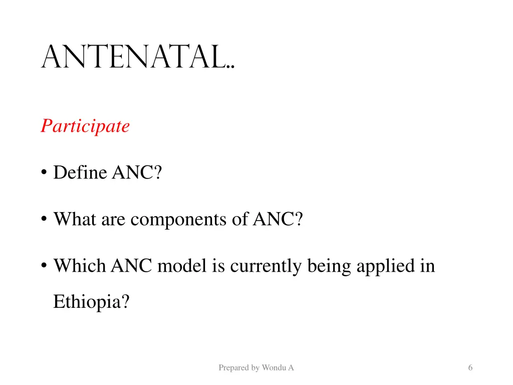 antenatal 3