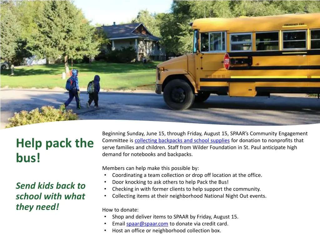 beginning sunday june 15 through friday august