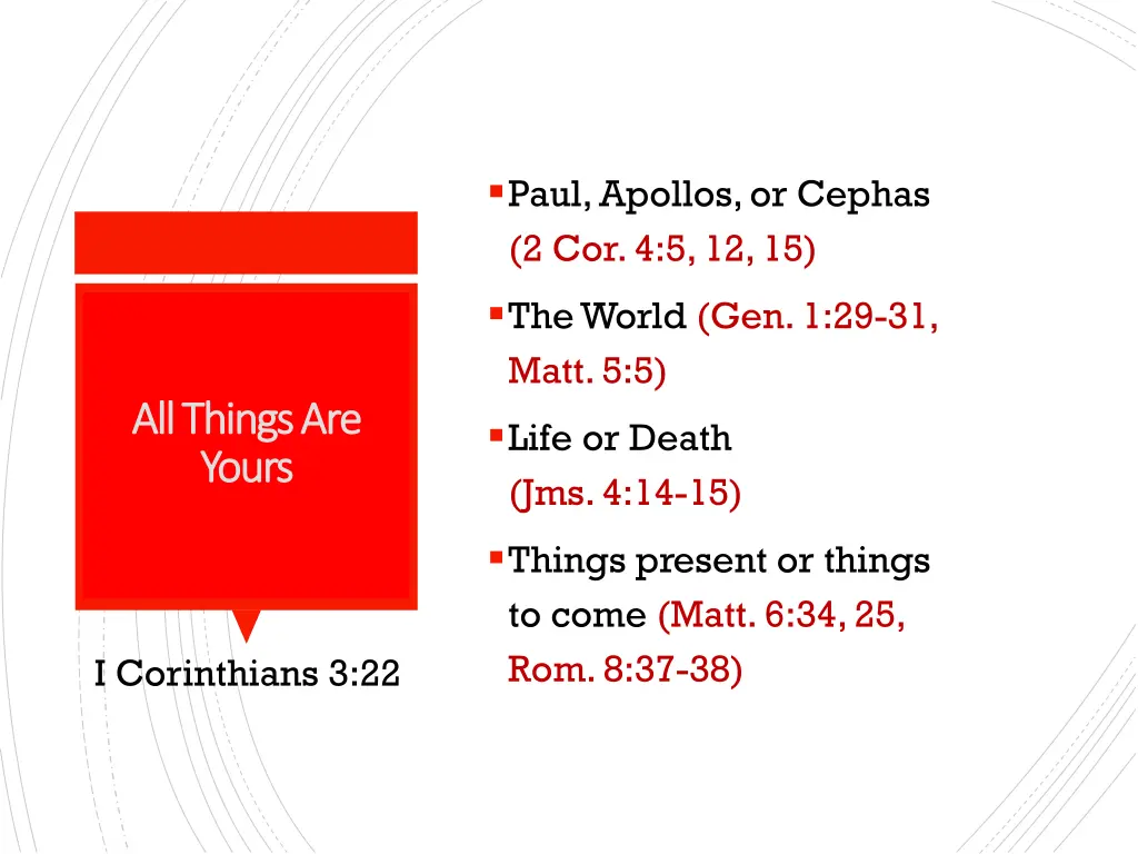 paul apollos or cephas 2 cor 4 5 12 15