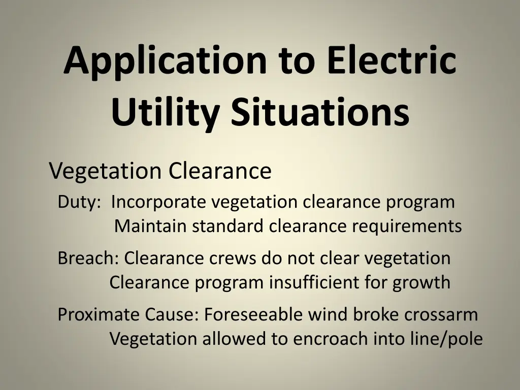 application to electric utility situations 3