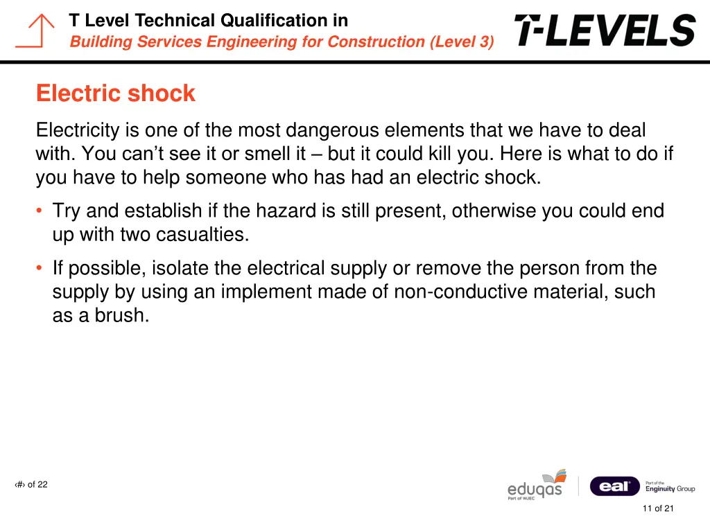 t level technical qualification in building 10
