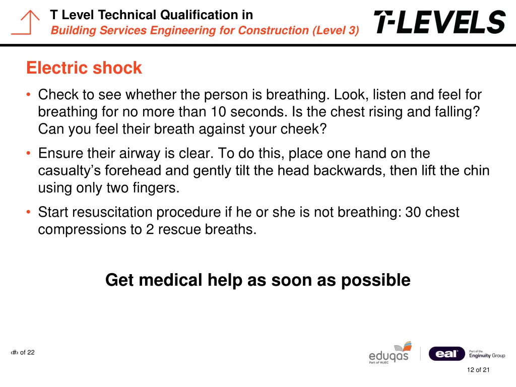 t level technical qualification in building 11