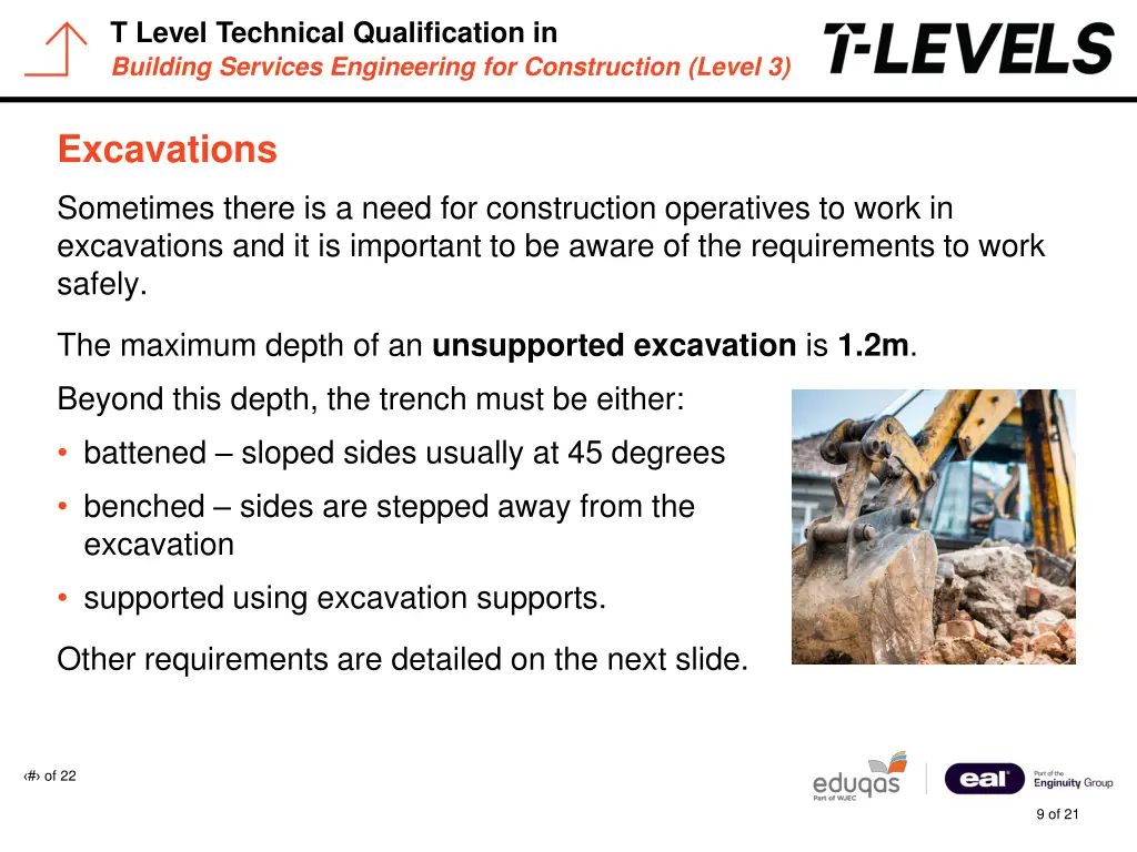 t level technical qualification in building 8