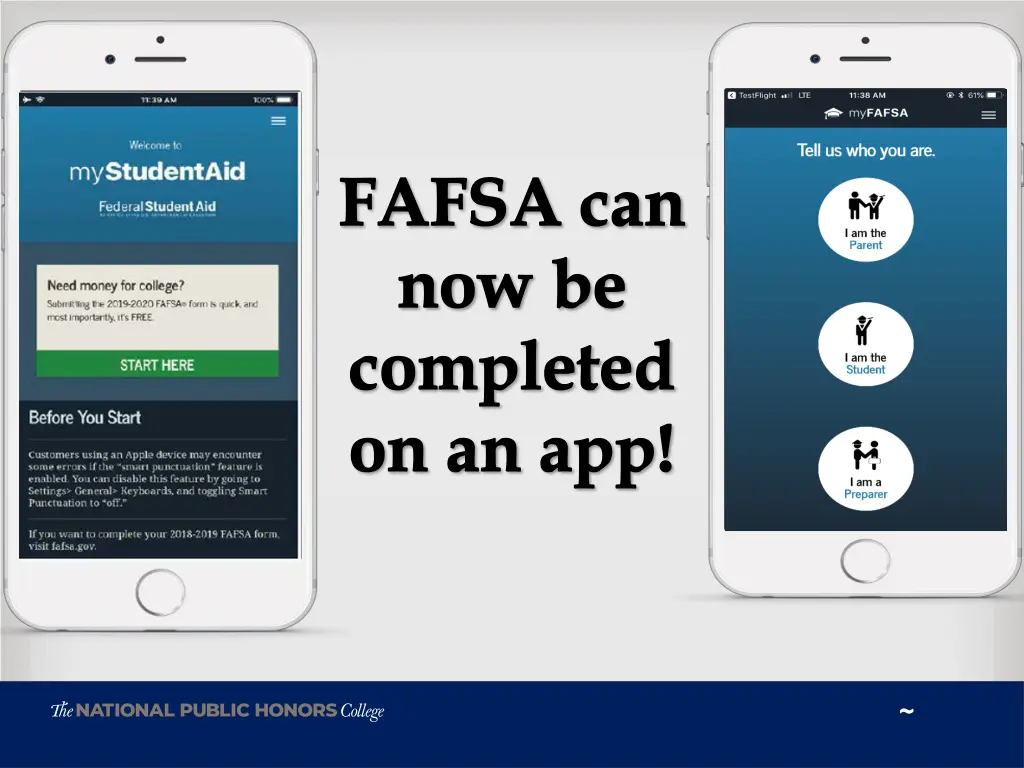 fafsa can now be completed on an app