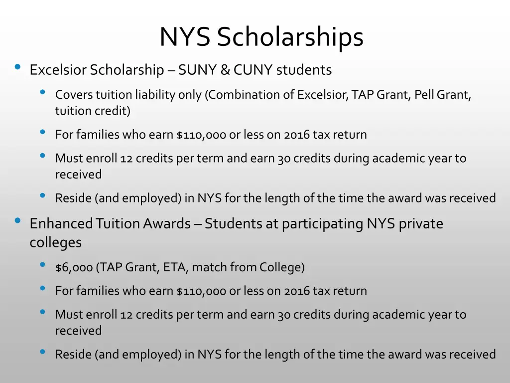 nys scholarships