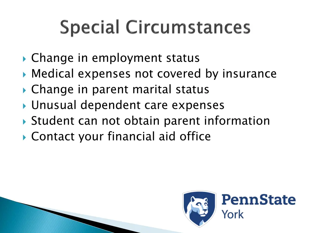 change in employment status medical expenses