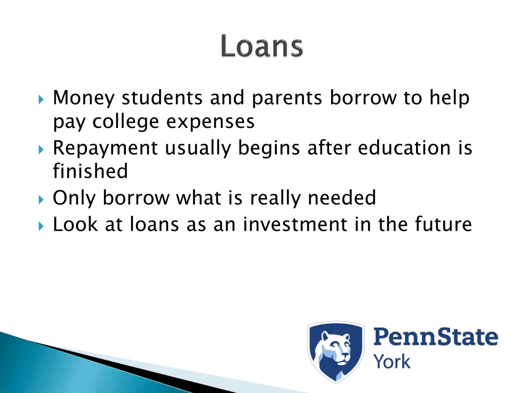 money students and parents borrow to help
