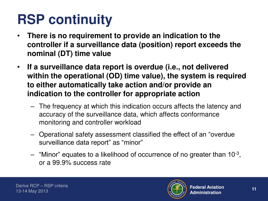 rsp continuity