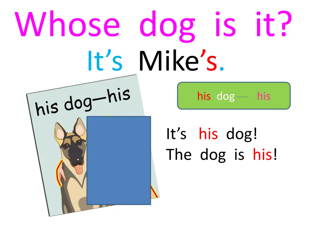 whose dog is it it s mike s
