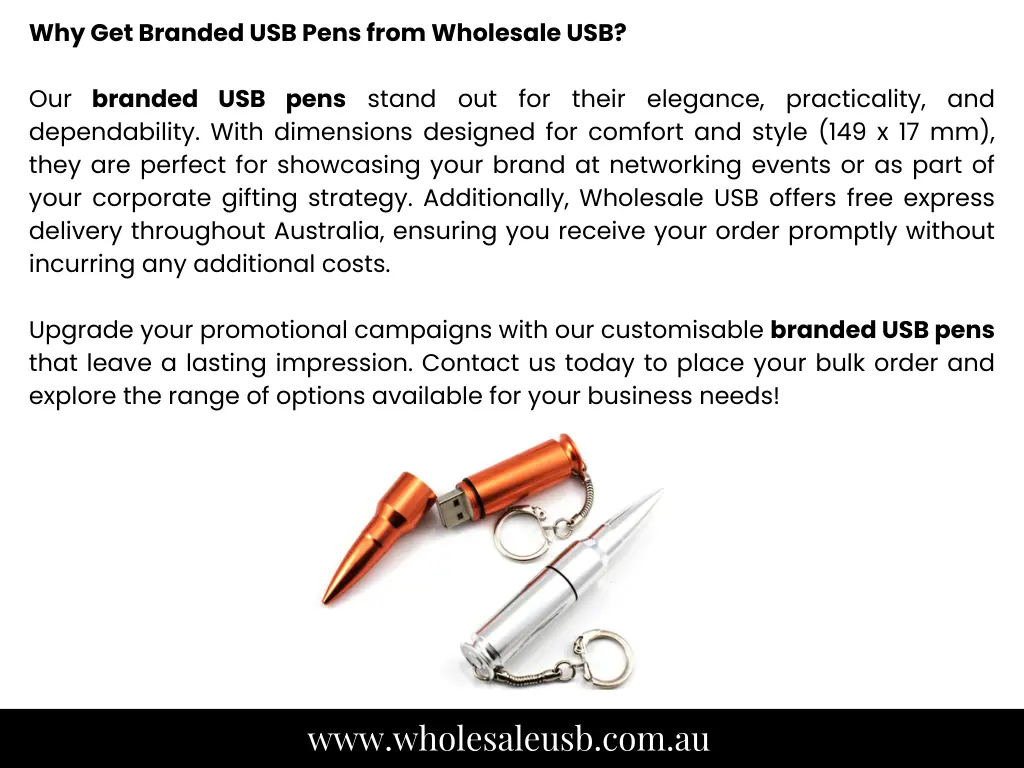why get branded usb pens from wholesale