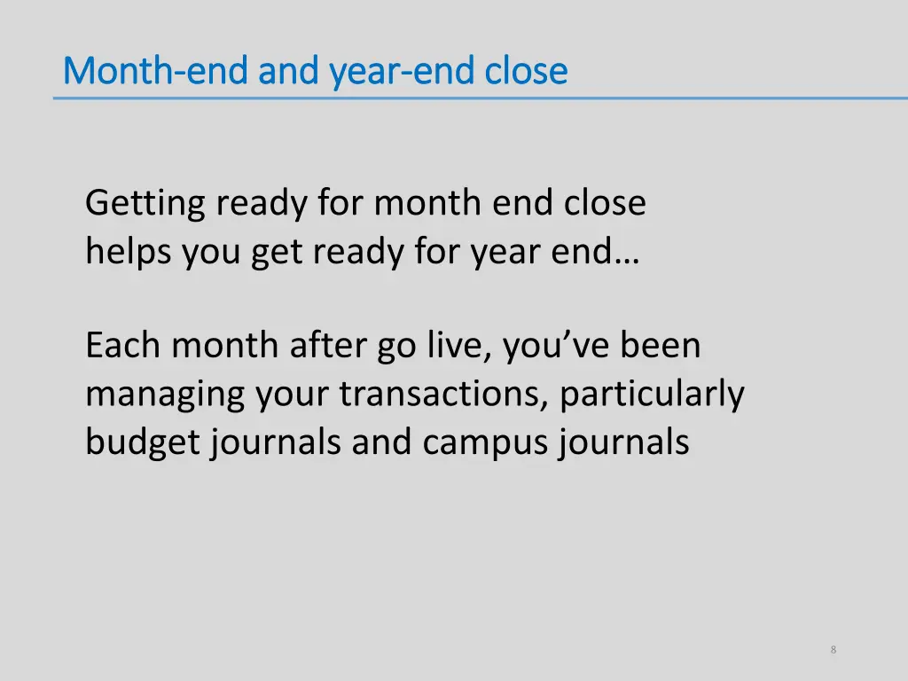 month month end and year end and year end