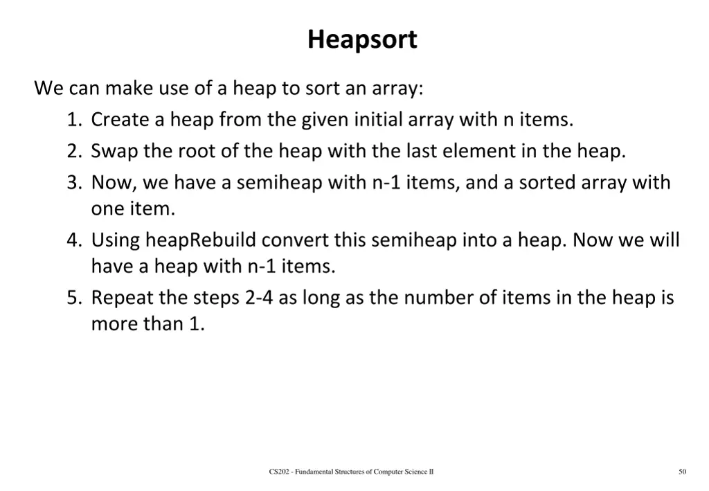 heapsort