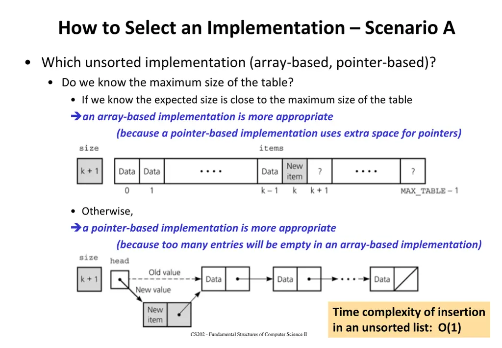 how to select an implementation scenario a 1