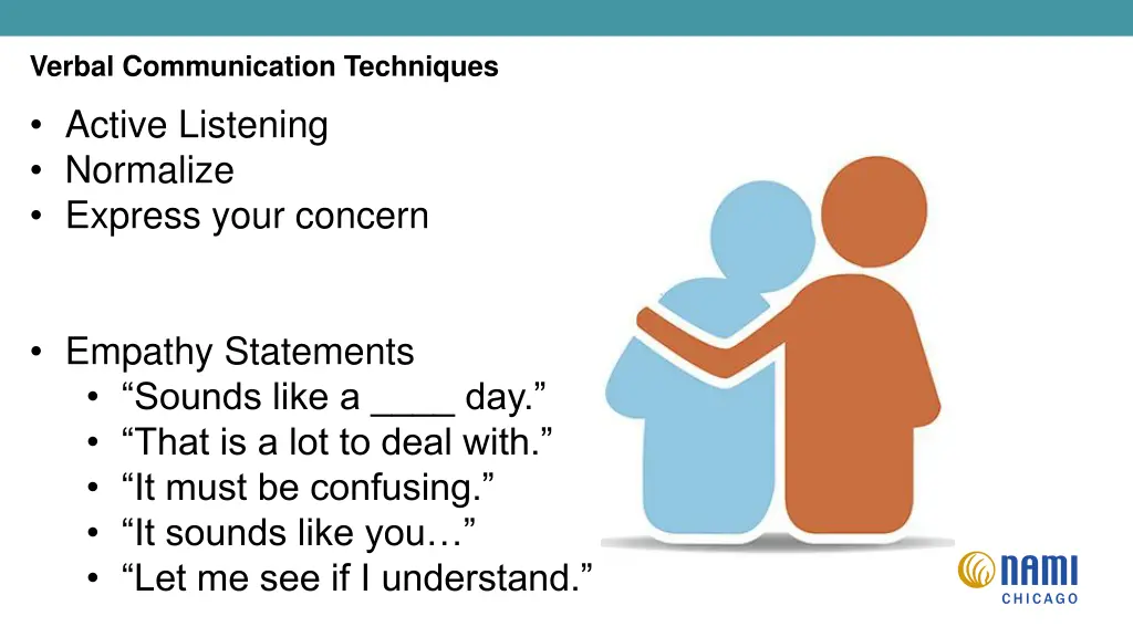 verbal communication techniques