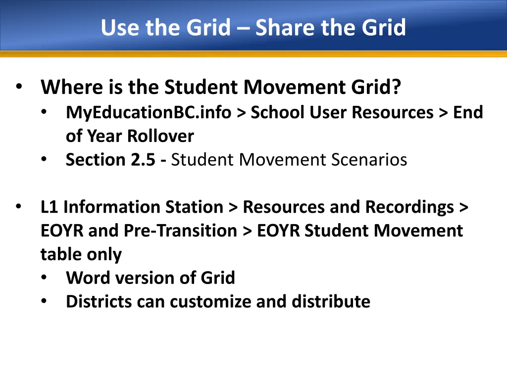use the grid share the grid