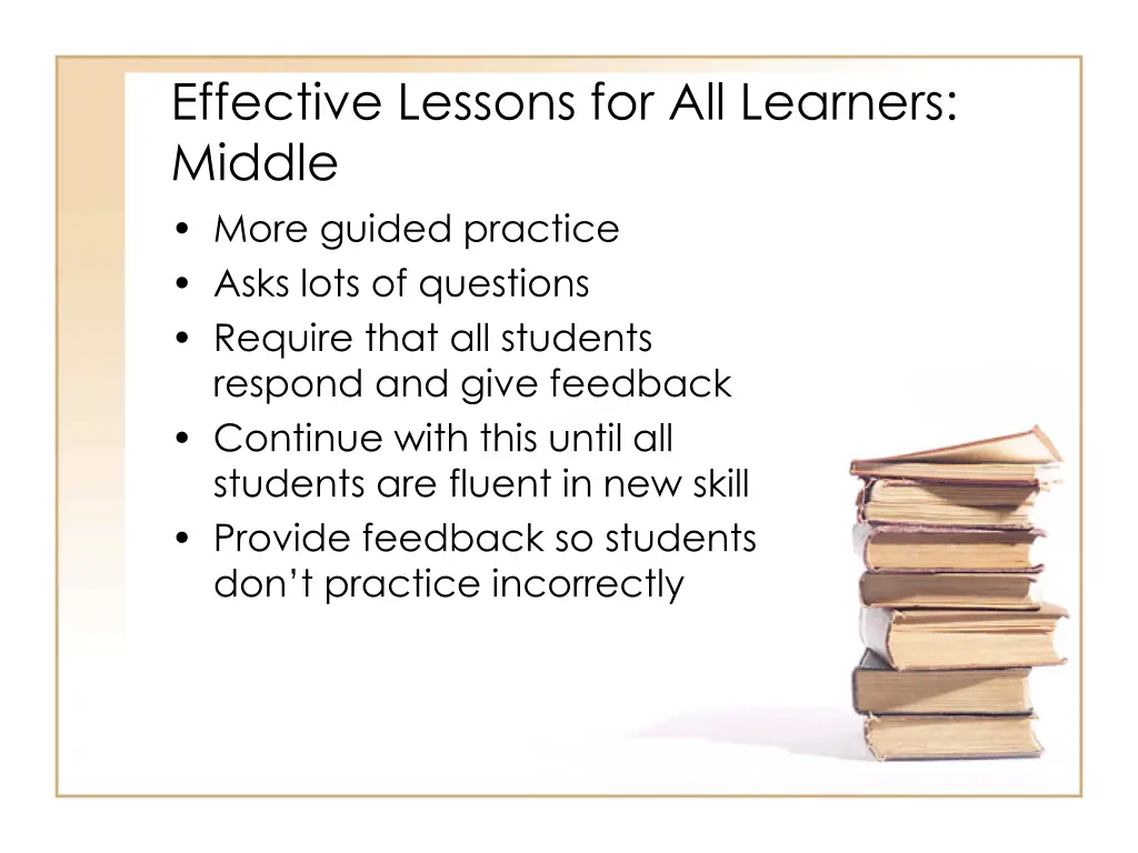 effective lessons for all learners middle more