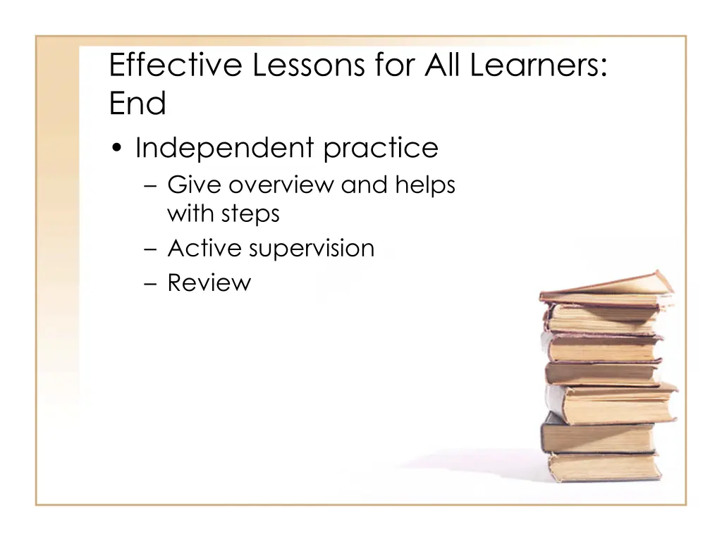 effective lessons for all learners