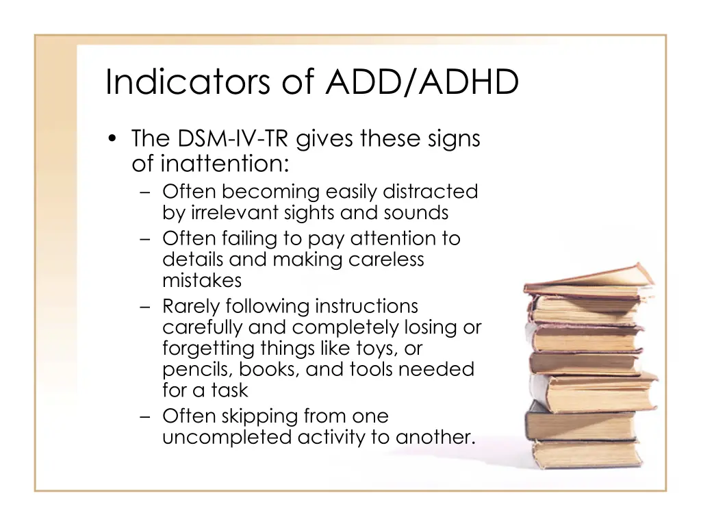 indicators of add adhd 1
