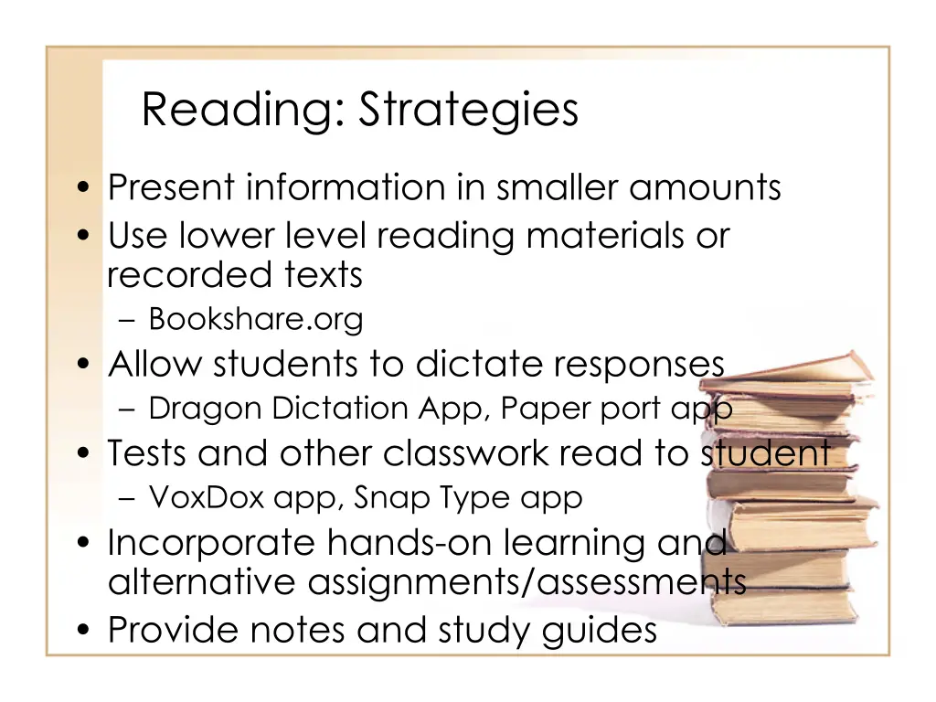 reading strategies