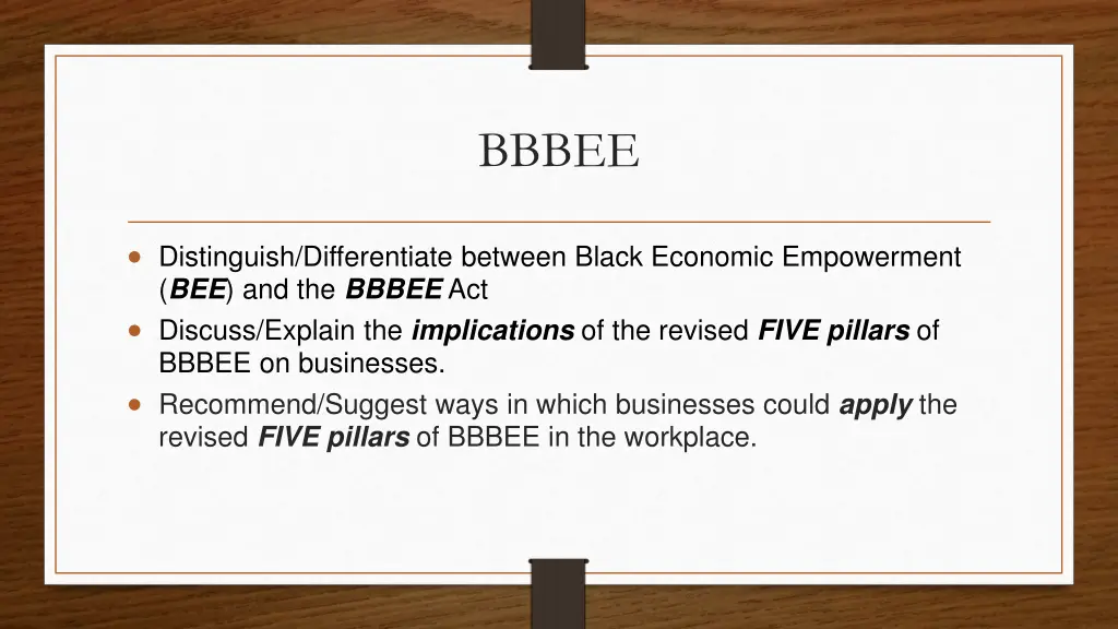 bbbee 1