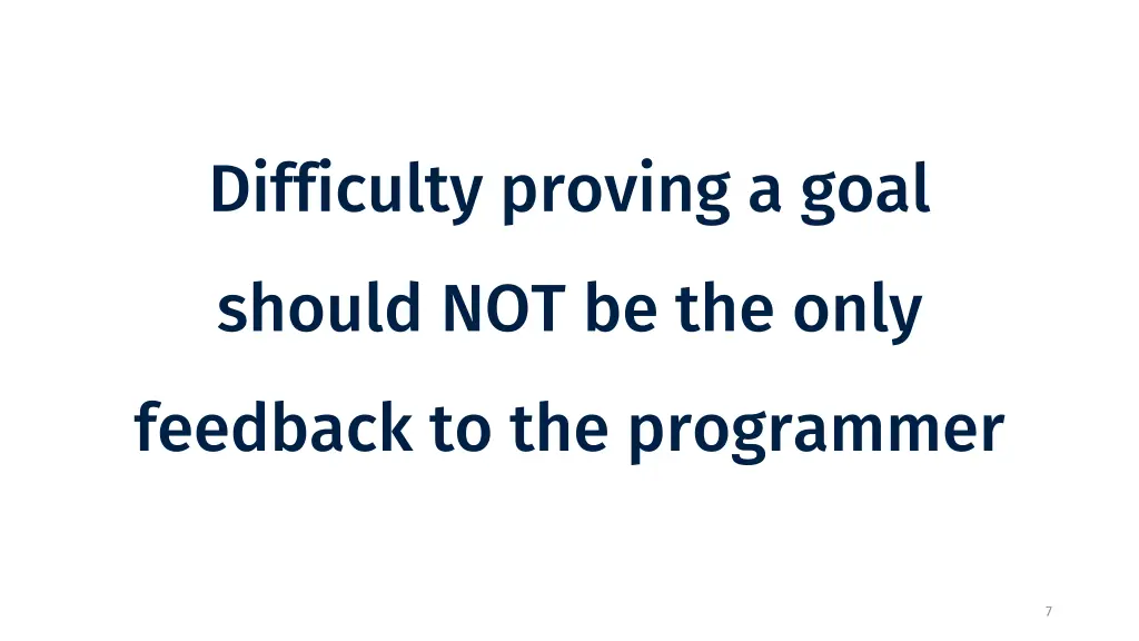 difficulty proving a goal