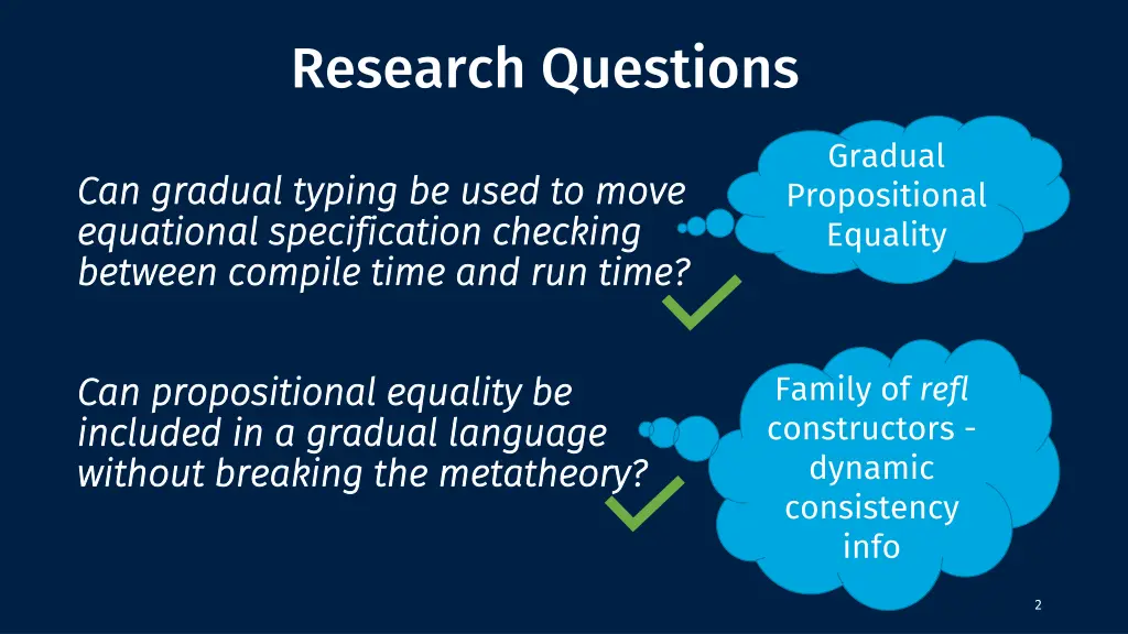 research questions