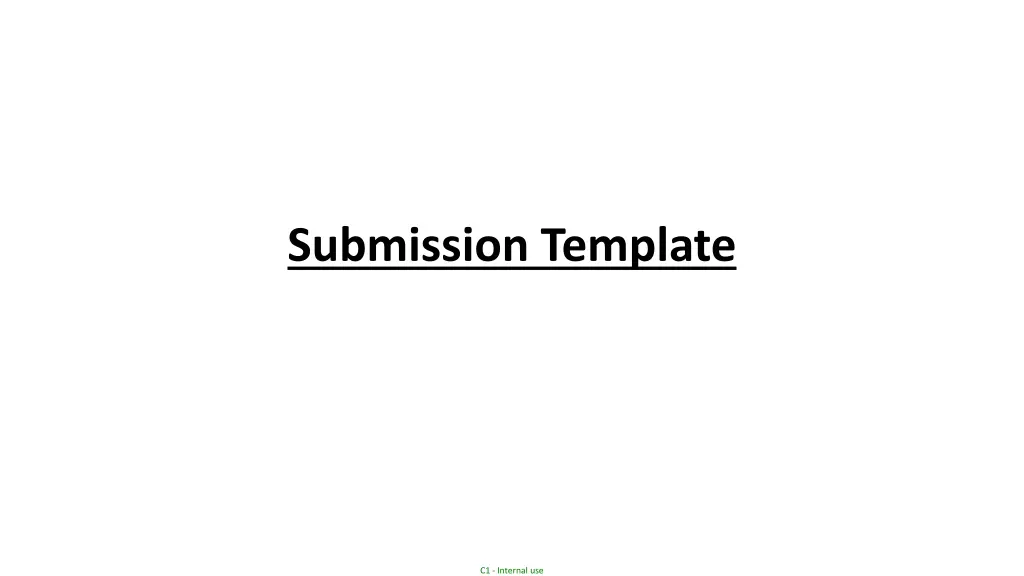 submission template