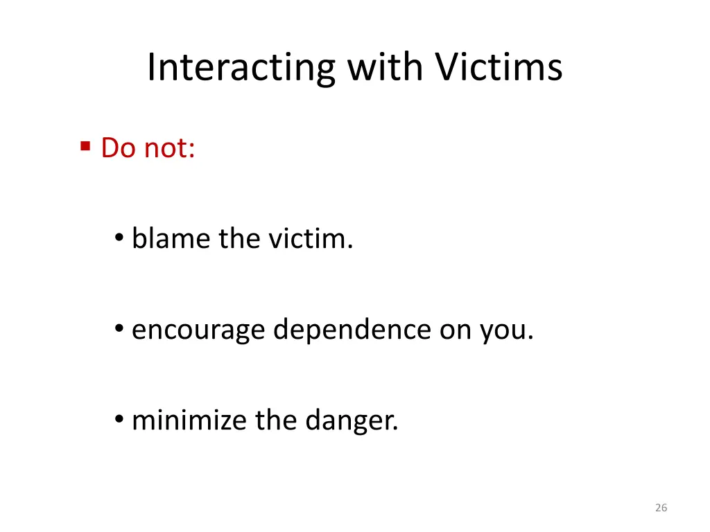 interacting with victims 2