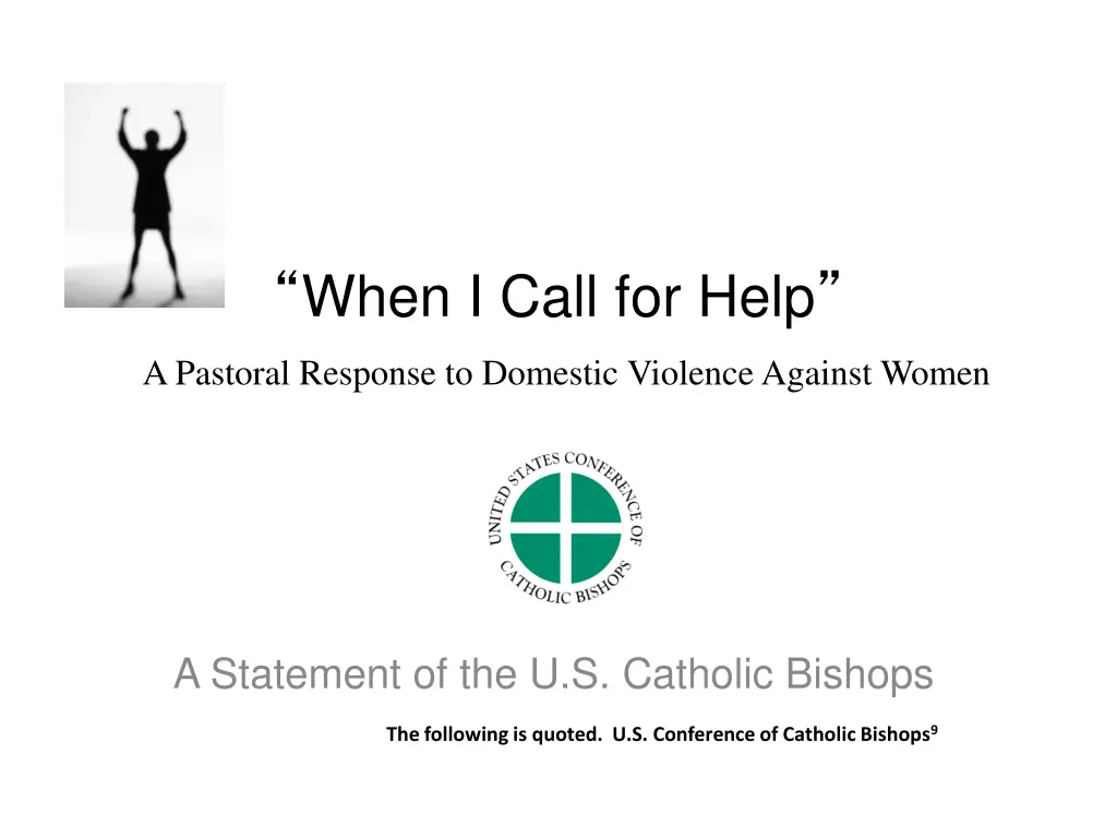 when i call for help a pastoral response