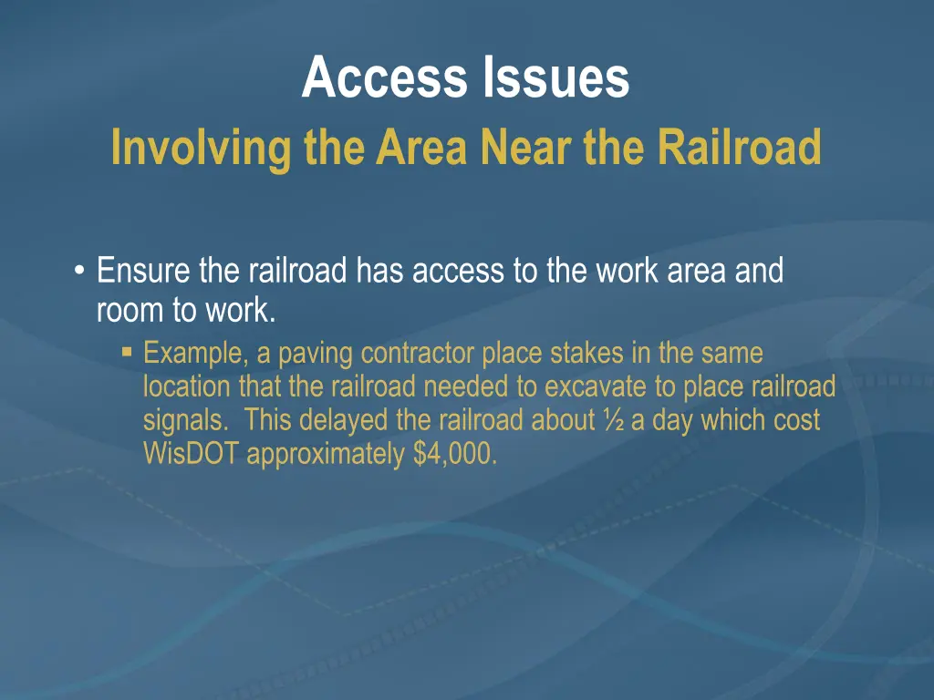 access issues