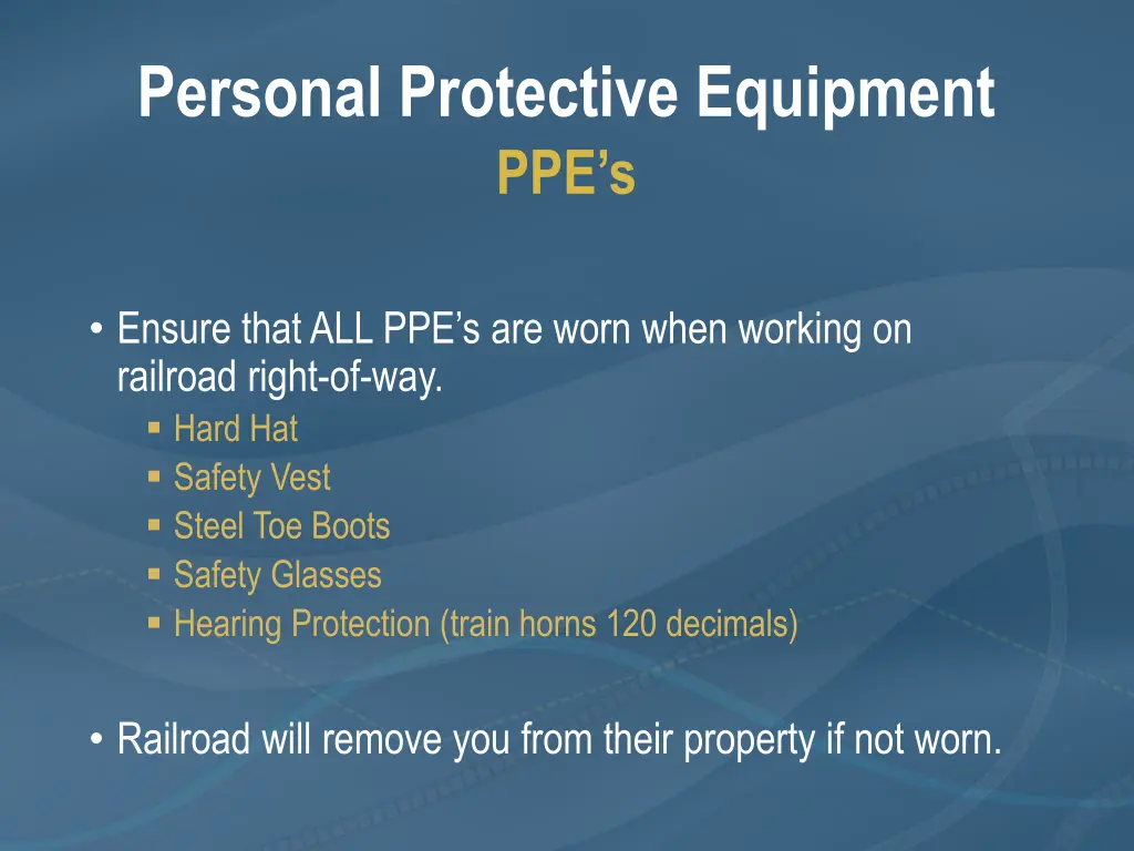 personal protective equipment ppe s